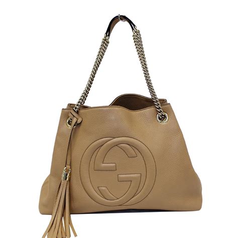 bolsa gucci soho chain|gucci shoulder bag sale.